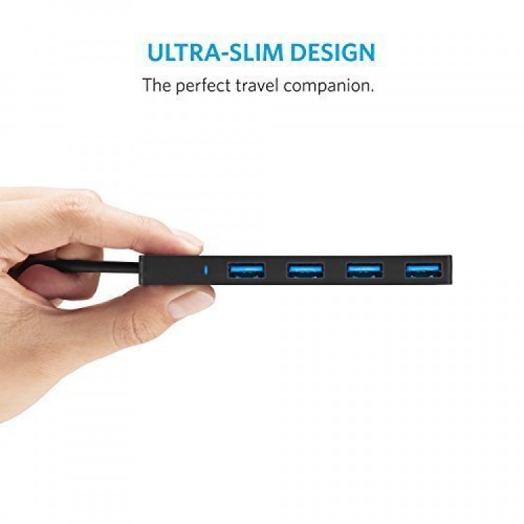 Anker Ultra Slim 4-Port USB 3.0 Data Hub - A7516012