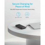 Anker 20.000mAh PowerBank, UNIVERSAL Εξωτερική Μπαταρία 87W, Digital Display, 2x Type-C, 1x USB-A με ενσωματωμένo USB-C καλώδιo για SmartPhones, Tablets - ΜΑΥΡΟ - A1383H11 