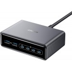 Anker Prime A2683 Επιτραπέζιο HUB Σταθμός φόρτισης GaN Quick Charger 200W PD, 6xθύρες, 3A, 2xUSB-A, 4xUSB-C με Power Delivery - MAΥΡΟ - A2683341 
