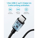 Anker 67W 5A, Οικιακός Φορτιστής 335 PD (Power Delivery) PIQ 3.0 με 2xType-C, 1xUSB - EU PLUG - MAΥΡΟ - B2673311