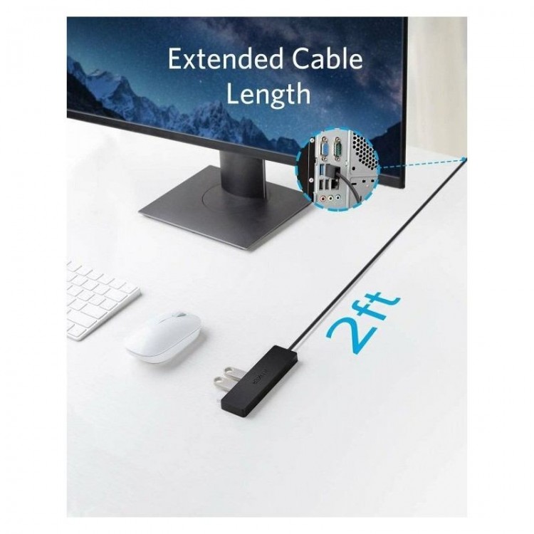 Anker Ultra Slim 4-Port USB 3.0 Data Hub - A7516012