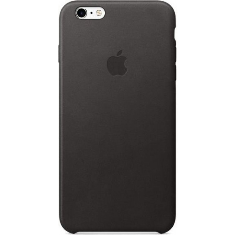 Θήκη γνήσιο δέρμα Apple για iPhone 6 PLUS, 6S PLUS - ΜΑΥΡΟ - MKXF2ZM/A