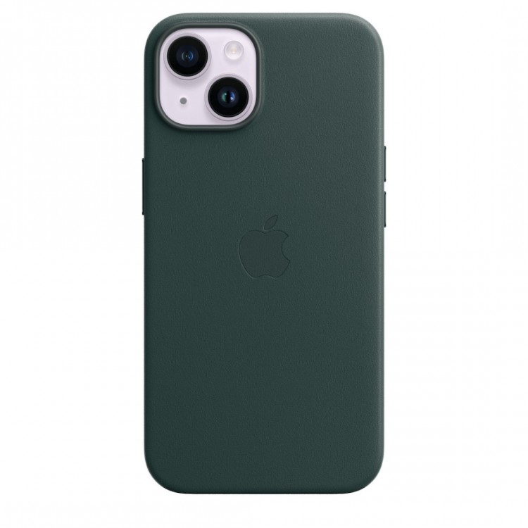 Θήκη από γνήσιο δέρμα Apple MagSafe για iPhone 14 6.1 2022 - Forest Green ΠΡΑΣΙΝΟ - MPP53ZMA