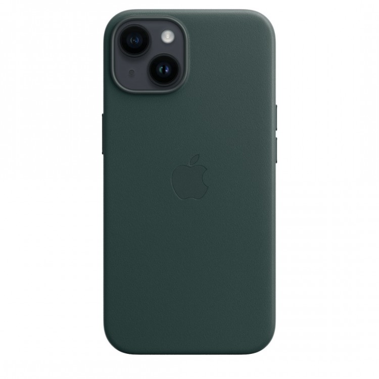 Θήκη από γνήσιο δέρμα Apple MagSafe για iPhone 14 6.1 2022 - Forest Green ΠΡΑΣΙΝΟ - MPP53ZMA