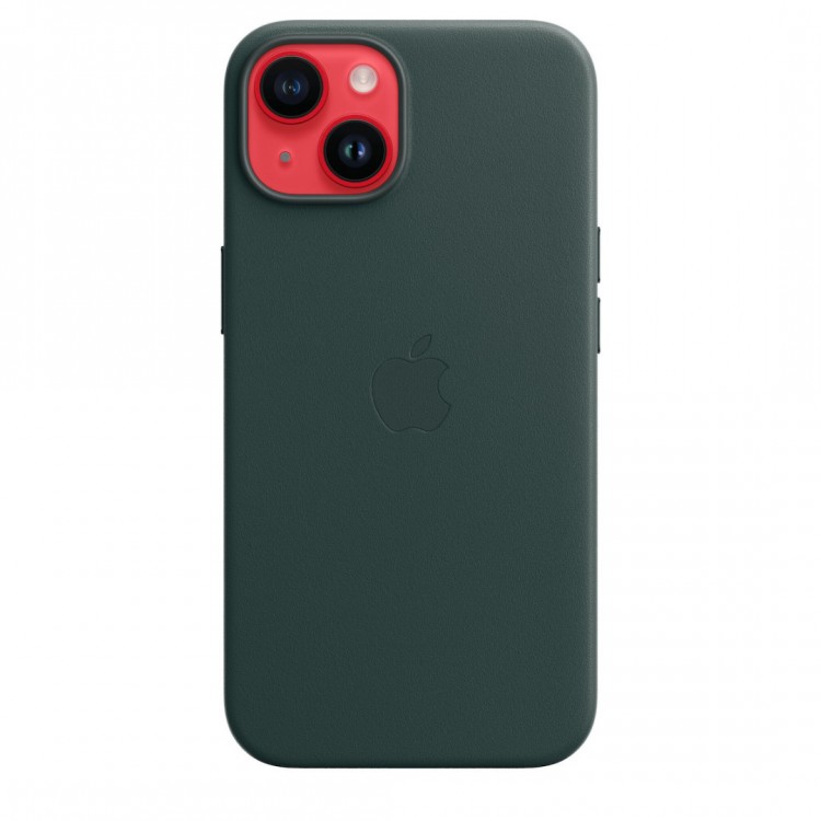 Θήκη από γνήσιο δέρμα Apple MagSafe για iPhone 14 6.1 2022 - Forest Green ΠΡΑΣΙΝΟ - MPP53ZMA