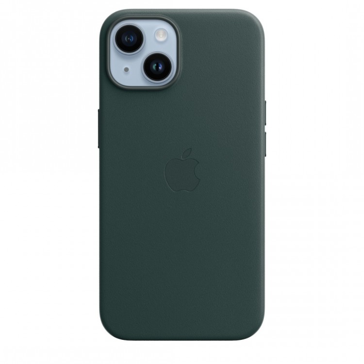 Θήκη από γνήσιο δέρμα Apple MagSafe για iPhone 14 6.1 2022 - Forest Green ΠΡΑΣΙΝΟ - MPP53ZMA