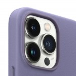 Θήκη Γνήσια Apple MagSafe Δερμάτινη για Apple iPhone 13 Pro MAX 6.7 - WISTERIA ΜΩΒ - MM1P3ZMA