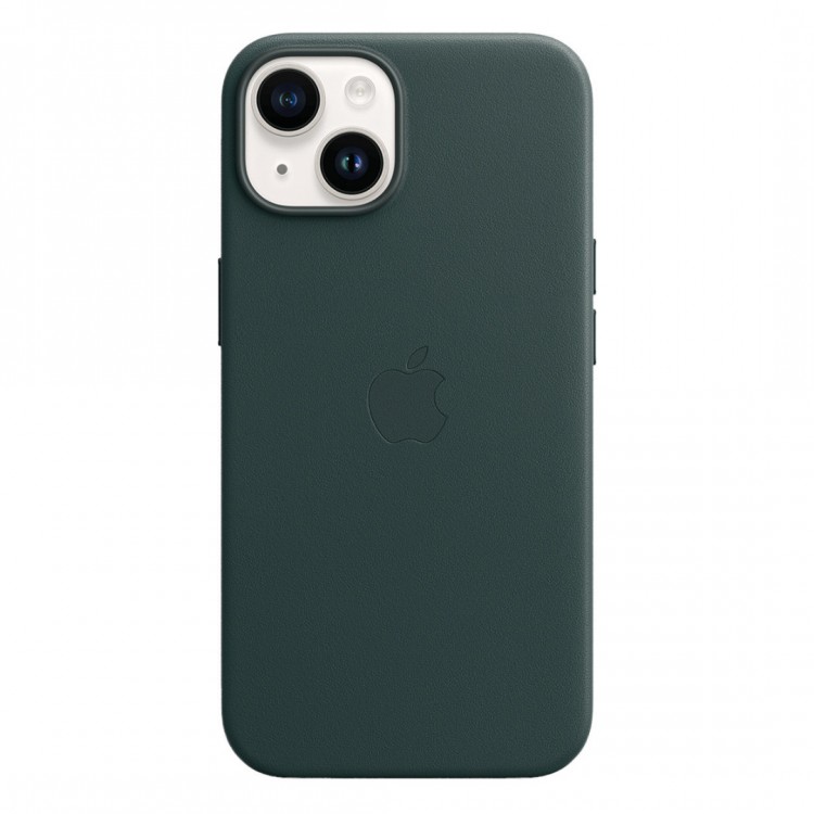 Θήκη από γνήσιο δέρμα Apple MagSafe για iPhone 14 6.1 2022 - Forest Green ΠΡΑΣΙΝΟ - MPP53ZMA