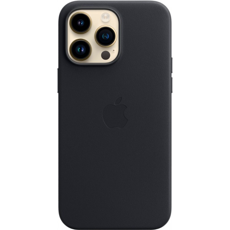 Θήκη από γνήσιο δέρμα Apple MagSafe για APPLE iPhone 14 Pro 6.1 2022 - MIDNIGHT ΜΑΥΡΟ - MPPG3ZMA
