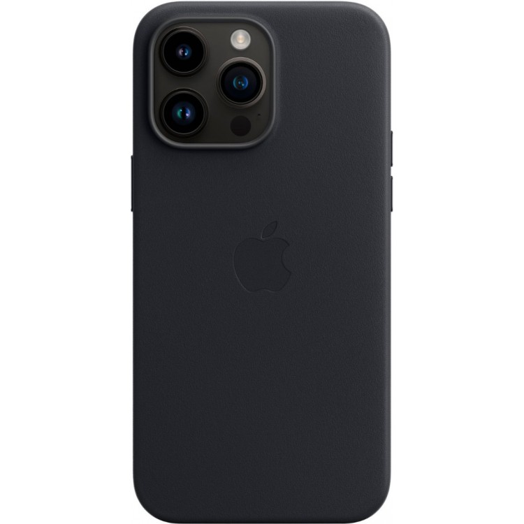 Θήκη από γνήσιο δέρμα Apple MagSafe για APPLE iPhone 14 Pro 6.1 2022 - MIDNIGHT ΜΑΥΡΟ - MPPG3ZMA