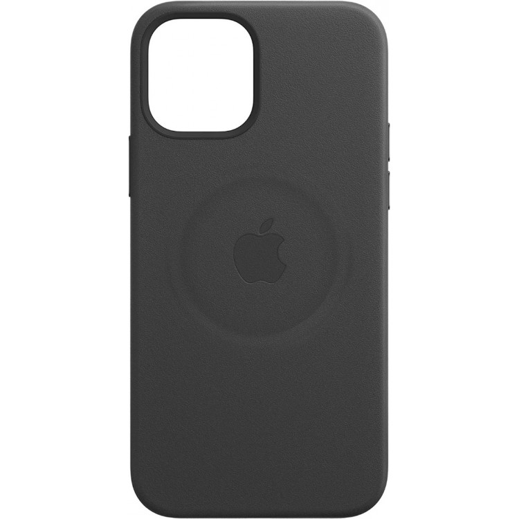 Θήκη Γνήσια Apple MagSafe Δερμάτινη για Apple iPhone 12, 12 Pro - ΜΑΥΡΟ