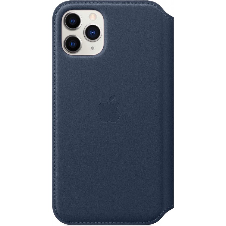 Θήκη Γνήσια Apple Δερμάτινη ΠΟΡΤΟΦΟΛΙ για iPhone 11 PRO 5.8 - Deep Sea ΜΠΛΕ - MY1L2ZMA