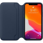 Θήκη Γνήσια Apple Δερμάτινη ΠΟΡΤΟΦΟΛΙ για iPhone 11 PRO 5.8 - Deep Sea ΜΠΛΕ - MY1L2ZMA