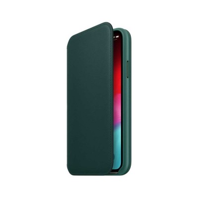 Case Genuine Apple Leather folio for iPhone Apple iPhone XS - FOREST GREEN - MRWY2ZMA