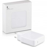 Apple Γνήσιος Φορτιστής MACBOOK USB‑C 61W, 3A με EU Adaptor, model A1947 για MACBOOK Air, Pro, iPad Pro - Λευκό - MNF72Z/A