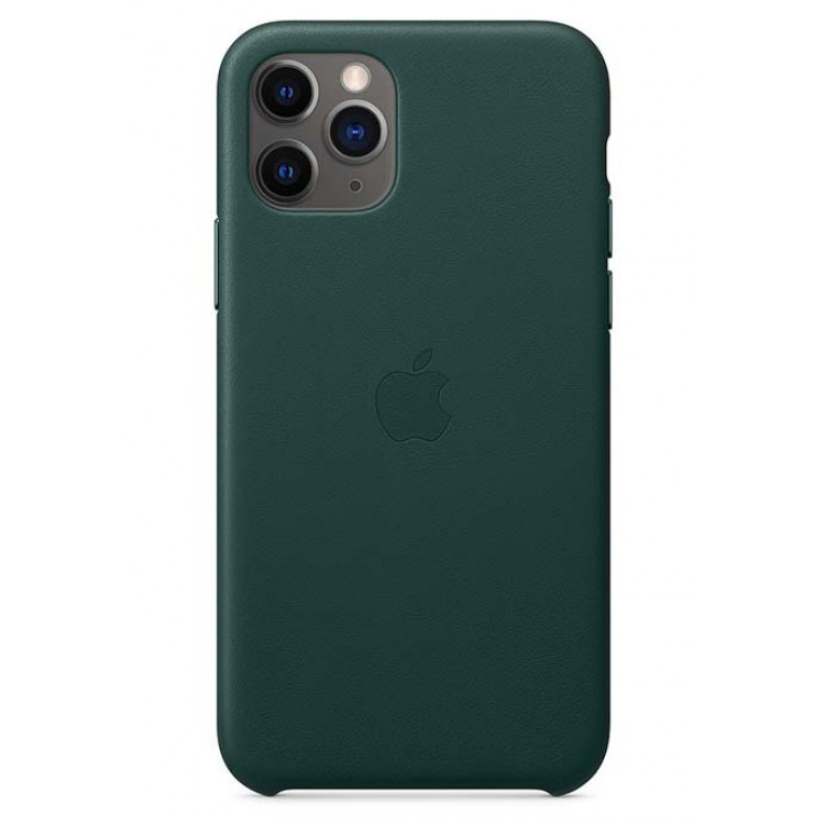 Θήκη Γνήσια Apple Δερμάτινη για iPhone 11 Pro 5.8 - Forest ΠΡΑΣΙΝΟ - MWYC2ZMA