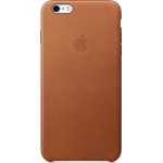 Θήκη γνήσιο δέρμα Apple για iPhone 6 PLUS, 6S PLUS - NATURAL Saddle ΚΑΦΕ - MKXC2ZM/A