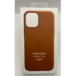 Θήκη Γνήσια Apple Δερμάτινη MagSafe για Apple iPhone 12 MINI 5.4 - Saddle ΚΑΦΕ - MHK93ZM/A