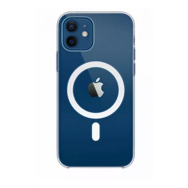 Θήκη Γνήσια Apple Silicone MAGSAFE για APPLE iPhone 12 / 12 PRO 6.1 - ΔΙΑΦΑΝΗ - MHLM3ZM/A