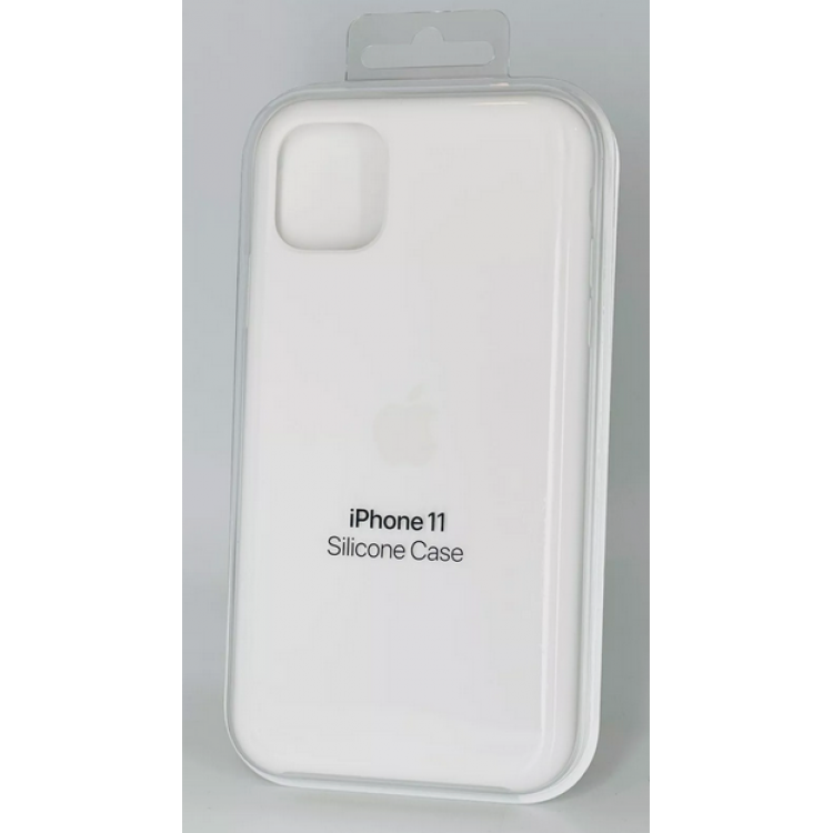 Θήκη Γνήσια Apple Silicone για iPhone 11 6.1 - ΛΕΥΚΟ - MWVX2ZMA