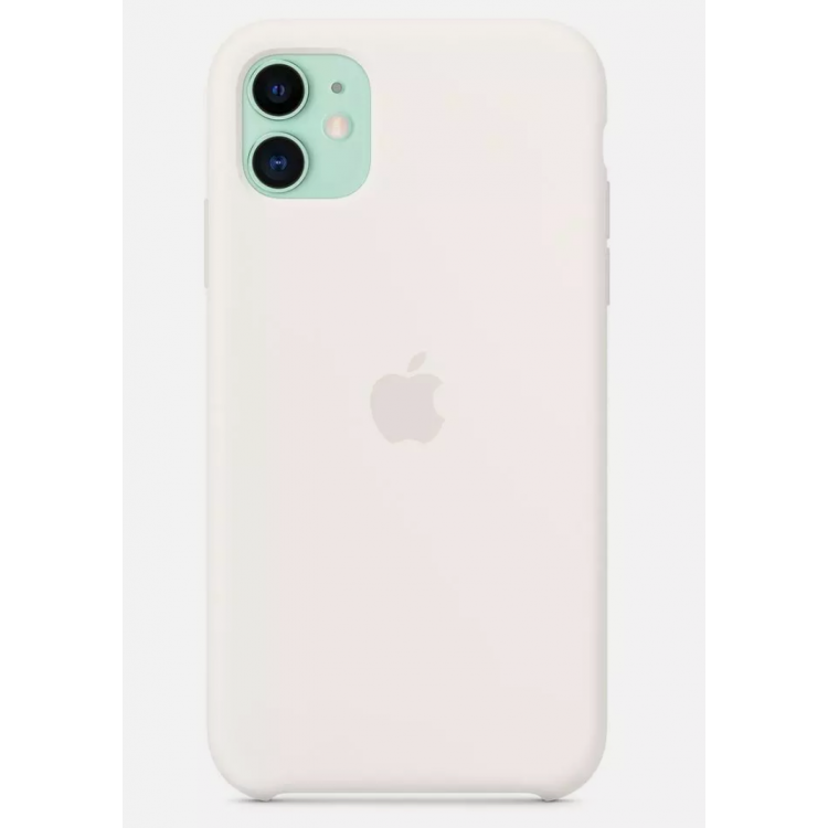 Θήκη Γνήσια Apple Silicone για iPhone 11 6.1 - ΛΕΥΚΟ - MWVX2ZMA