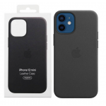 Θήκη Γνήσια Apple Δερμάτινη MagSafe για Apple iPhone 12 MINI 5.4 - ΜΑΥΡΟ - MHKA3ZM/A