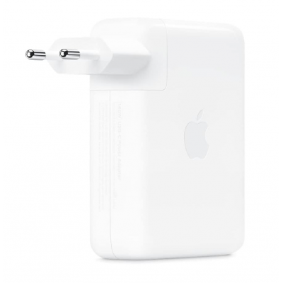 Apple Γνήσιος Φορτιστής MACBOOK USB‑C 140W, 20.5V 4.37A, με EU Adaptor, για MACBOOK Air, Pro, iPad Pro - Λευκό - MLYU3ZM/A 
