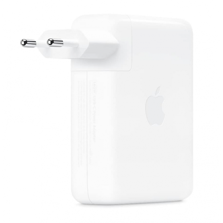 Apple Γνήσιος Φορτιστής MACBOOK USB‑C 140W, 20.5V 4.37A, με EU Adaptor, για MACBOOK Air, Pro, iPad Pro - Λευκό - MLYU3ZM/A 