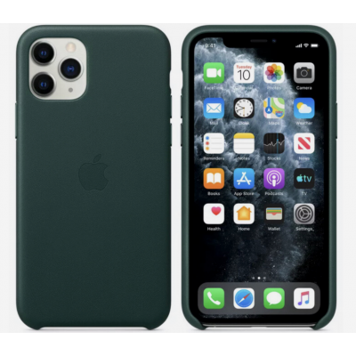 Θήκη Γνήσια Apple Δερμάτινη για iPhone 11 Pro 5.8 - Forest ΠΡΑΣΙΝΟ - MWYC2ZMA