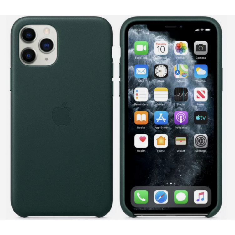 Θήκη Γνήσια Apple Δερμάτινη για iPhone 11 Pro 5.8 - Forest ΠΡΑΣΙΝΟ - MWYC2ZMA
