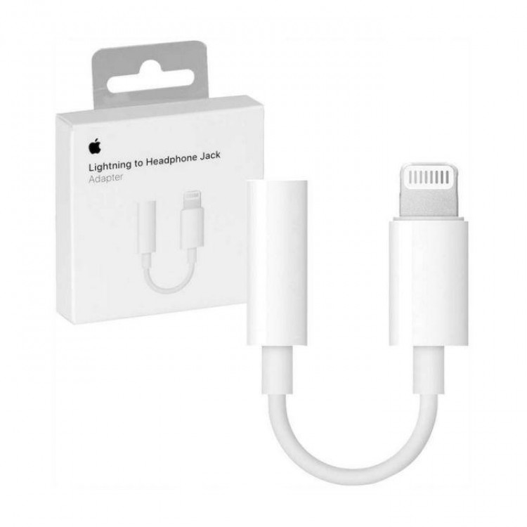 APPLE Genuine Stereo Headset Lightning adapter to 3.5 mm audio jack for Apple iPhone 7 7 Plus - MMX62ZMA