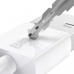 Baseus Superior Series Καλώδιο συγχρονισμού/φόρτισης USB σε Micro-USB, 2A, 1μ. - ΛΕΥΚΟ - CAMYS-02