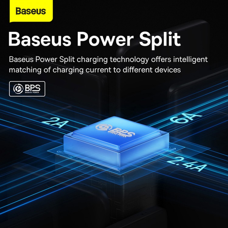 Baseus Data Καλώδιο Flash Series Ⅱ 3-σε-1 , USB-USB-C/microUSB/Lightning 3in1 Cable 66W 1.2μ. - ΜΑΥΡΟ - CA1T3-G1