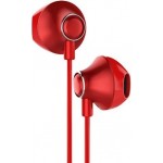 Baseus Encok H06 Ακουστικά Hands-Free Stereo In-Ear με εργονομικά Ear Pads για Smartphones με υποδοχή Jack 3.5mm- ΚΟΚΚΙΝΟ - MZ-NGH06-09