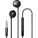 Baseus Encok H06 Ακουστικά Hands-Free Stereo In-Ear με εργονομικά Ear Pads για Smartphones με υποδοχή Jack 3.5mm- ΜΑΥΡΟ - MZ-NGH06-01