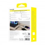 Baseus Data Καλώδιο 3σε1 Ultra-Fast charge Series USB σε Micro-USB, Lightning, USB-C,  3.5A, 0.8μ. - ΜΑΥΡΟ - P10376303121-01