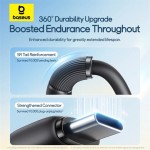 Baseus Data Καλώδιο 3σε1 Ultra-Fast charge Series USB σε Micro-USB, Lightning, USB-C,  3.5A, 0.8μ. - ΜΑΥΡΟ - P10376303121-01