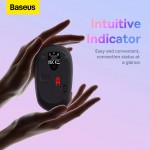 Baseus Ασύρματο ποντίκι F01B Tri-Mode Bluetooth 5.0, 2.4G, 1600 DPI - Frosted ΓΚΡΙ - B01055503833-00