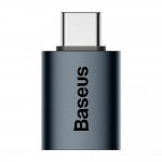 BASEUS OTG Μετατροπέας Ingenuity Series, Type-C σε USB-A 3.1, 10 Gbps - ΜΠΛΕ - ZJJQ000003