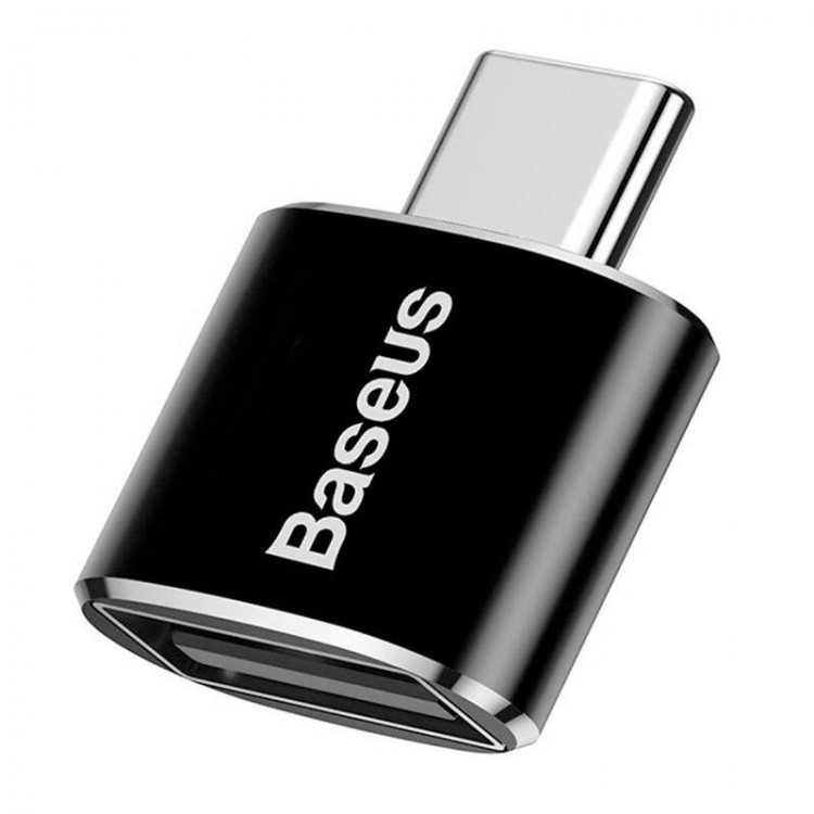 BASEUS Μετατροπέας TYPE-C σε USB,OTG 2.4A - ΜΑΥΡΟ - CATOTG-01