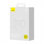 Θήκη BASEUS Crystal για Apple AirPods PRO 1/2 - ΔΙΑΦΑΝΟ - ARAP000200