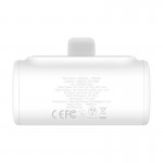 BASEUS Powerbank OS-Baseus Compact IP με Lightning υποδοχή , 5000mAh, 20W, MFi - ΛΕΥΚΟ - P10068307213-00