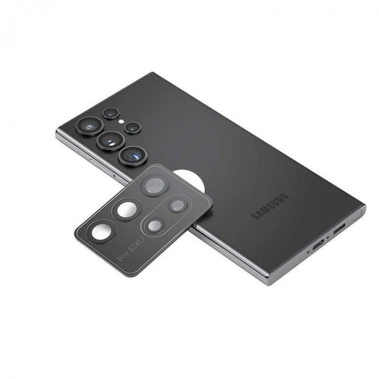 Blueo Camera Lens Protector ΓΥΑΛΙ ΠΡΟΣΤΑΣΙΑΣ HD για Samsung Galaxy S24 Ultra 5G 2024 - ΜΑΥΡΟ - BCL-S24U-BLACK