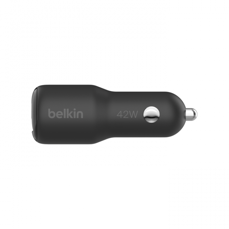 Belkin CCB005btBK 42W PD Dual Standalone Car Charger (30W USB-C & 12W USB-A) - ΜΑΥΡΟ