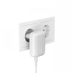 Belkin BoostCharge PD 3.0 Διπλός οικιακός φορτιστής τοίχου USB-C/USB-A με PPS 42W - Λευκό - WCB009VFWH