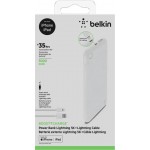 Belkin BOOST↑CHARGE™ Power Bank 5K with Lightning Connector + Lightning CableΛευκό