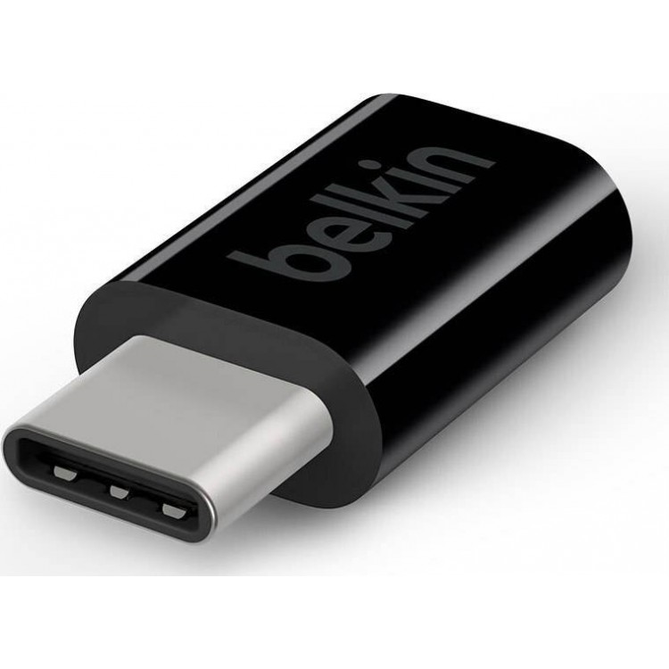 Belkin USB-C αρσενικό - micro USB θηλυκό 12w 2.4A - F2CU058btBLK