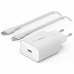 Belkin Boost Charge 25W Wall Charger USB-C® to Lightning + Cable White - WCA004vf1MWH-B5