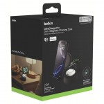 BELKIN UltraCharge Pro 25W Qi2 3-σε-1, MagSafe Σταθμός Ασ΄υρματης φόρτισης - ΜΑΥΡΟ - WIZ040kqCH