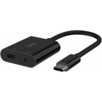 Belkin NPA004btBK 3.5mm Audio + USB-C™ Charge Adapter